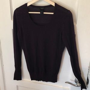 Ann Taylor Burgundy Sweater